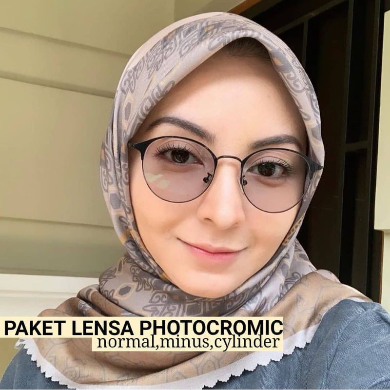 (bisa COD) KACAMATA 16034 FREE LENSA PHOTOCROMIC