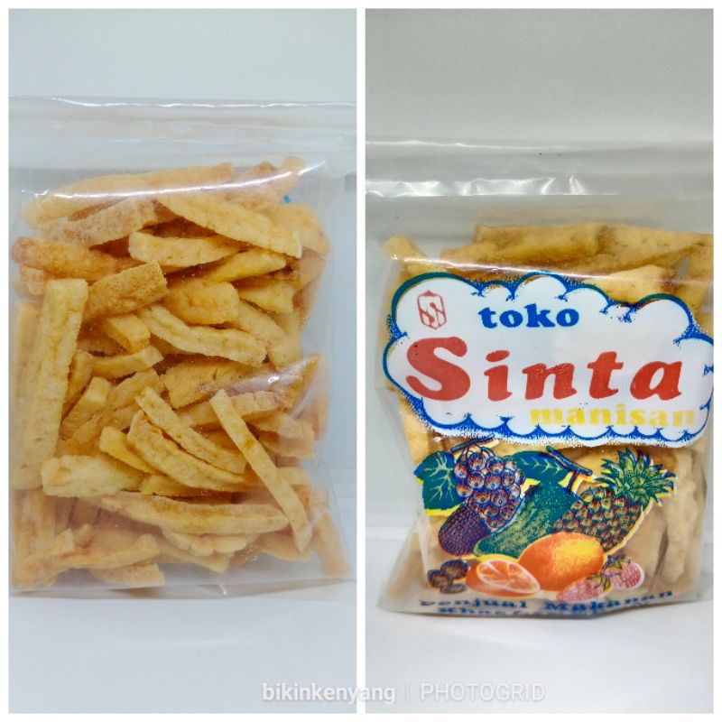 

Krupuk Udang Stik Pedes Siap Makan Asli Sinta Manisan" Berat - 100 Gram