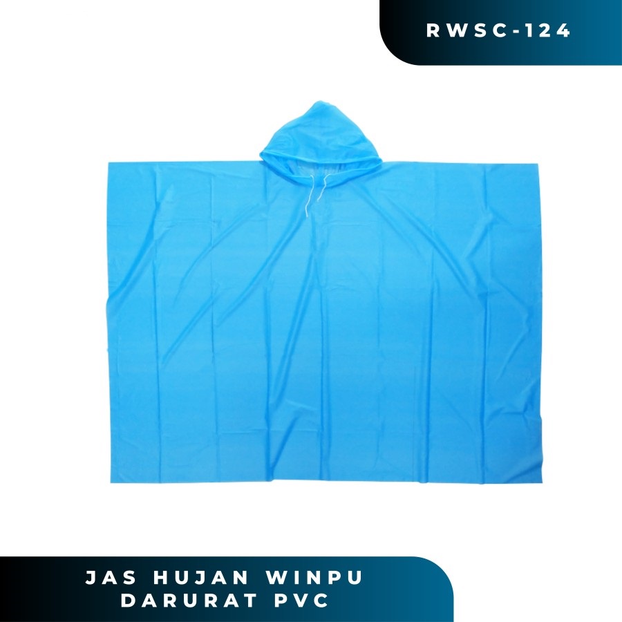 JAS HUJAN EVA WINPU R124 BAHAN PVC PONCO PONCHO EMERGENCY TRAVELING