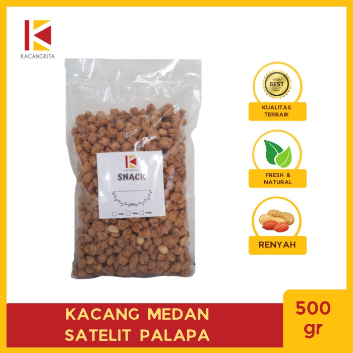 

Kacang Telur Medan Saltelit Palapa 500gr