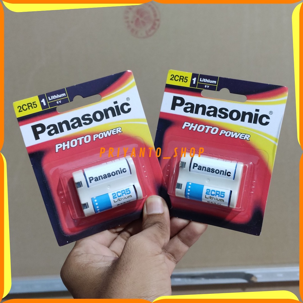 Panasonic 2CR5 Photo Lithium Battery Batrei Baterai PSC-2CR5