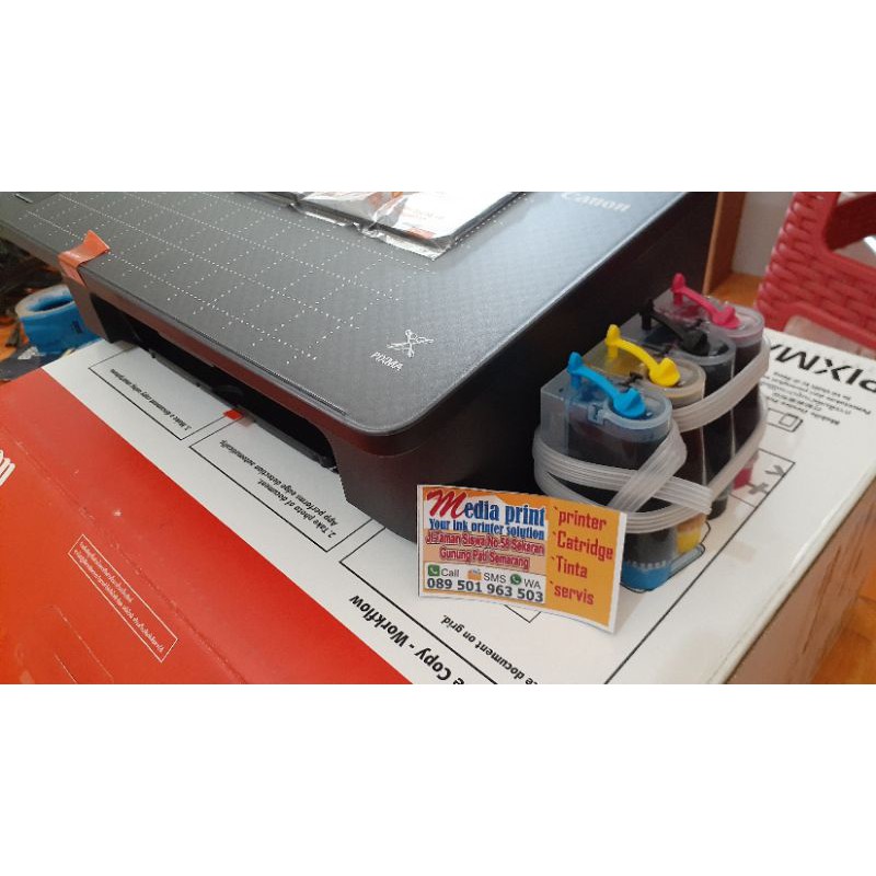 printer canon ts307+infus+tinta