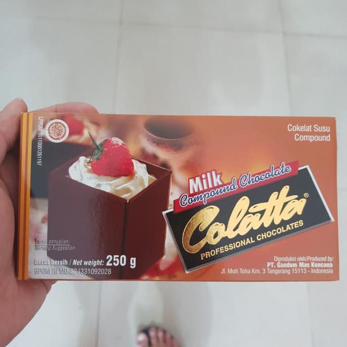 

31.87-Kue- Colatta/Collata/Colata Milk Compound Chocolate -Terlengkap-Termurah-Dijamin.