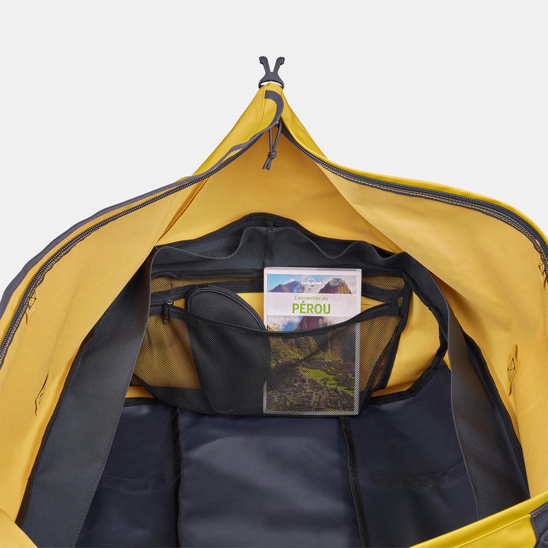 FORCLAZ Voyage Tas Gunung Extend 80-120 L Trekking Hiking Carry Bag - Yellow