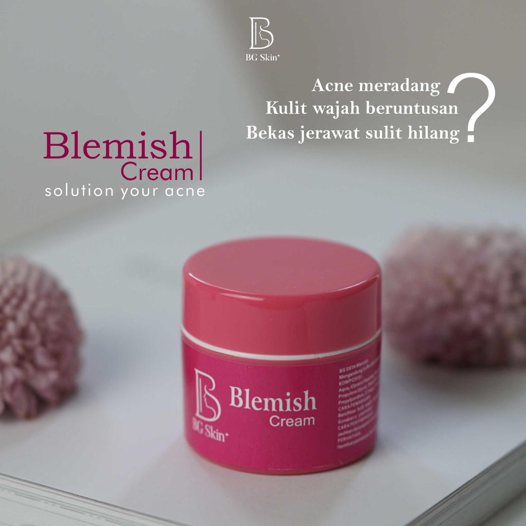 BG Skin Blemish Cream PAKET GLOWING BEAUTY SKINCARE BG BEAUTY GLOW DAY CREAM LUXURY || NIGHT CREAM L