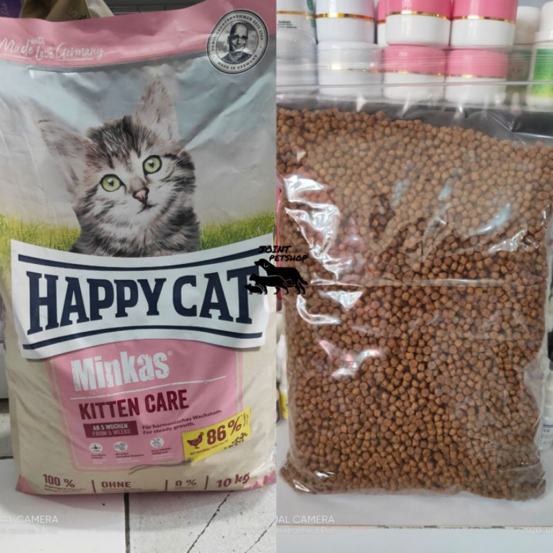 Makanan Kucing Happy Cat Minkas Kitten kemasan 1kg