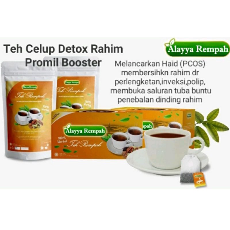 

Teh rempah Detox alayya (promil) 1pack isi 20pc herbal