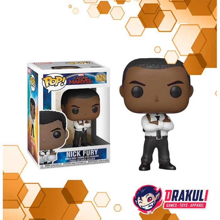 Toys Funko Pop! Marvel: Captain Marvel - Nick Fury