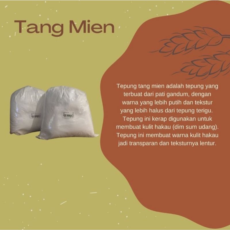 tepung tangmien polar bear wheat starch tepung tengmien tang mian hakau dumpling