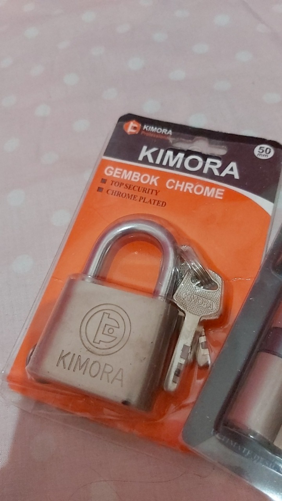 Rrt Kimora Kunci Gembok Putih Nikel 50 Pendek Leher Pendek Termurah Mgj