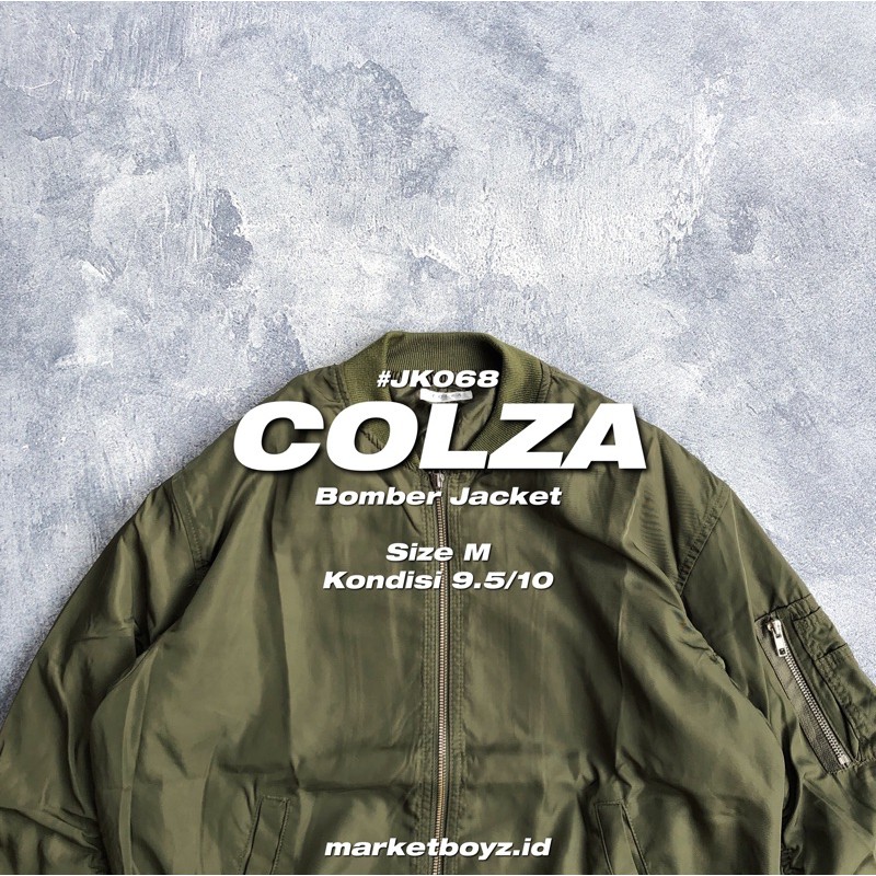 Colza Bomber Jacket Olive Green