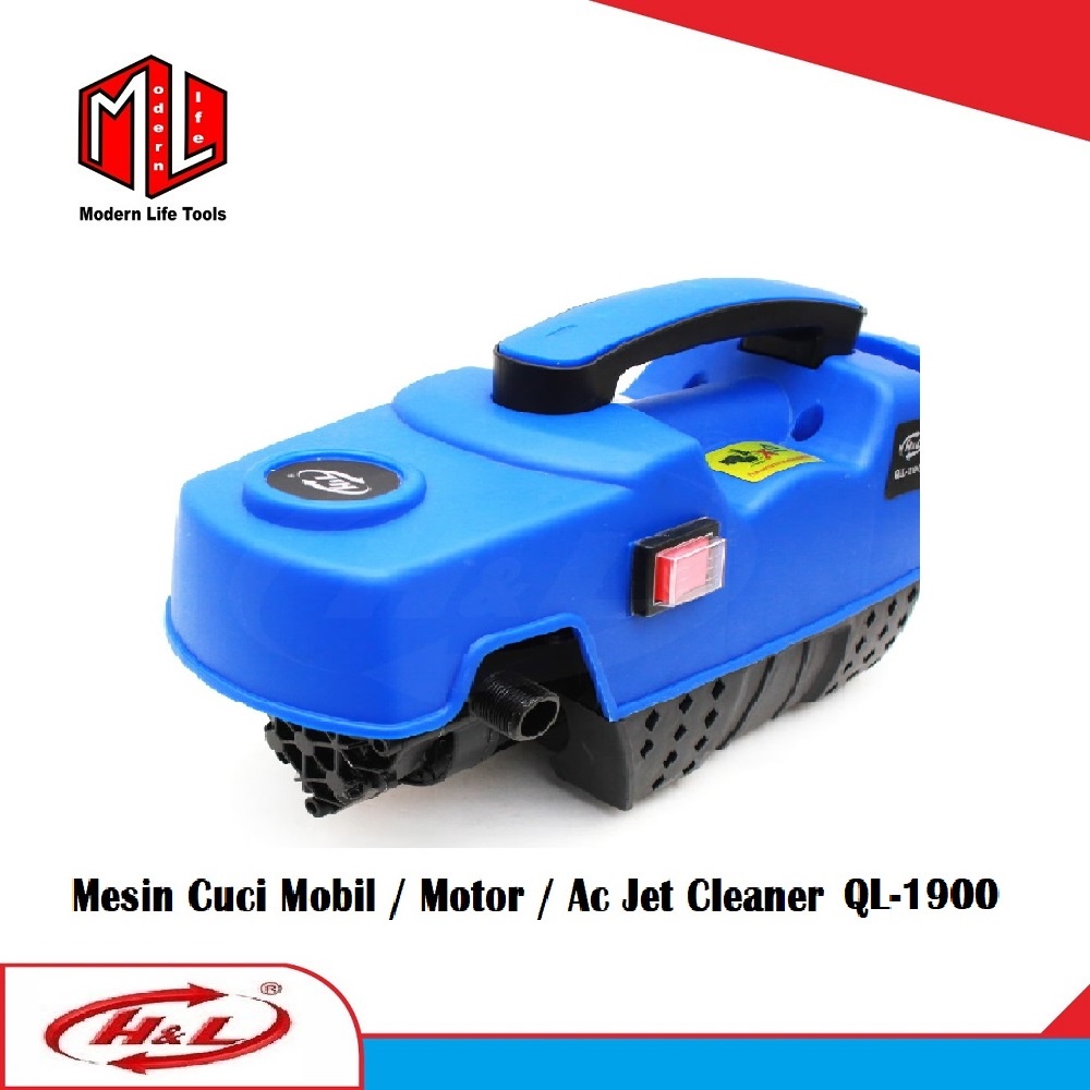 Mesin Steam Jet Cleaner High Pressure QL-1900 / Mesin Cuci Mobil Motor Washer H&amp;L QL1900