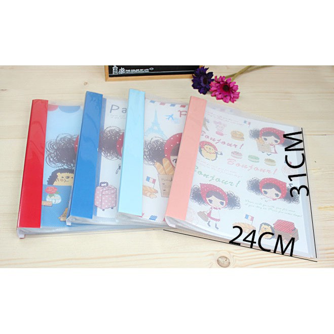

Korean Stationary Educationshop Folder File Pura Girl