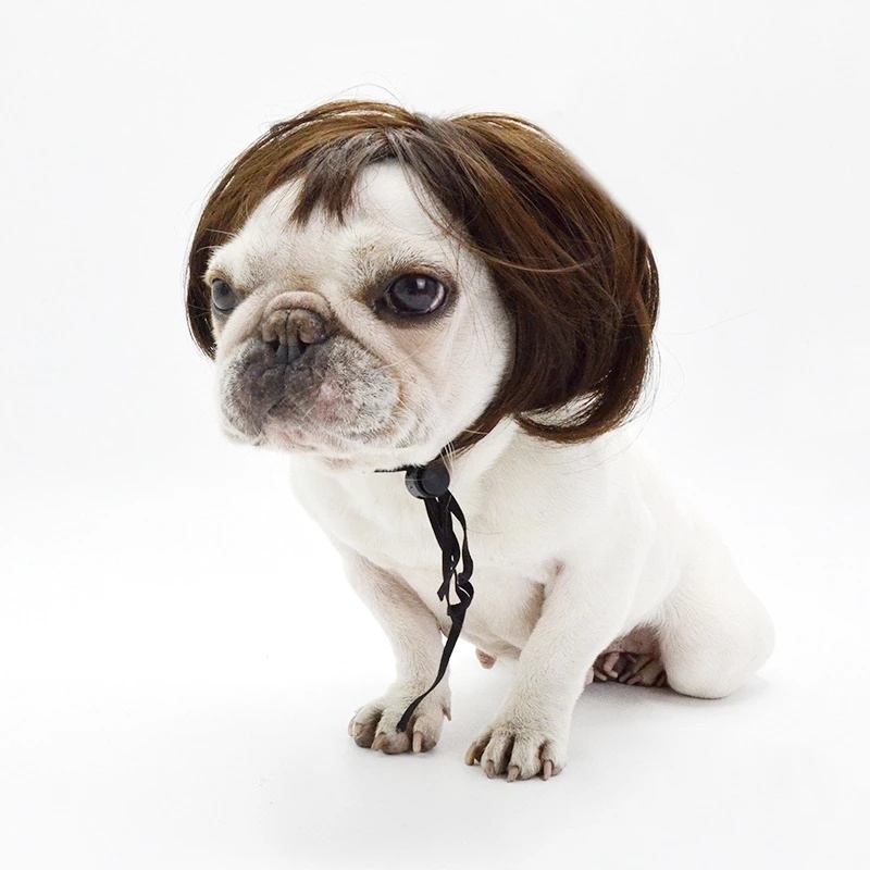 [1 Pcs Pet Products] [Pet Wig Cosplay Props]