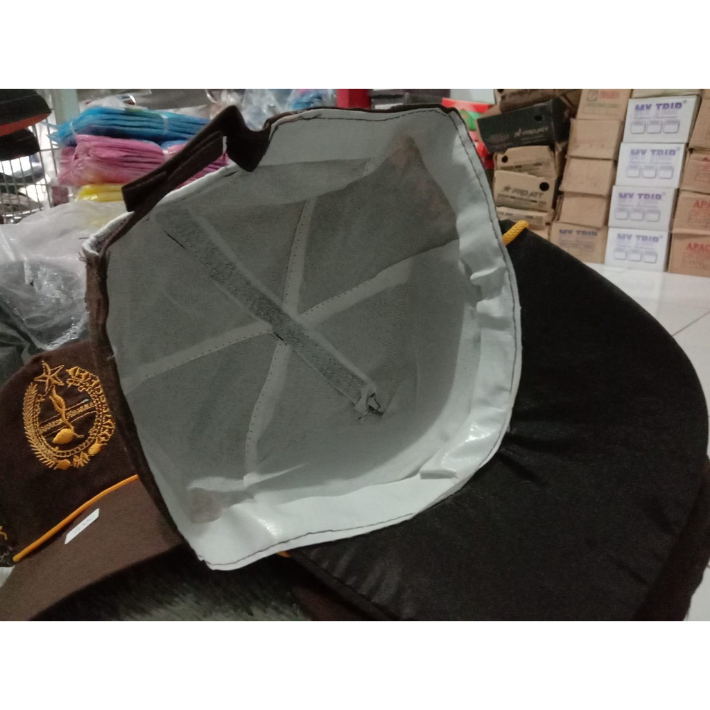 TERMURAHTOPI GERAKAN PRAMUKA SD LAKI-LAKI | TOPI SD PRAMUKA COKLAT