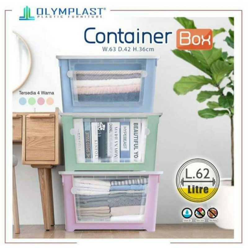 OBC Box Container OBC 62 Liter Kotak Plastik Penyimpanan / OBC CONTAINER / KOTAK SERBAGUNA