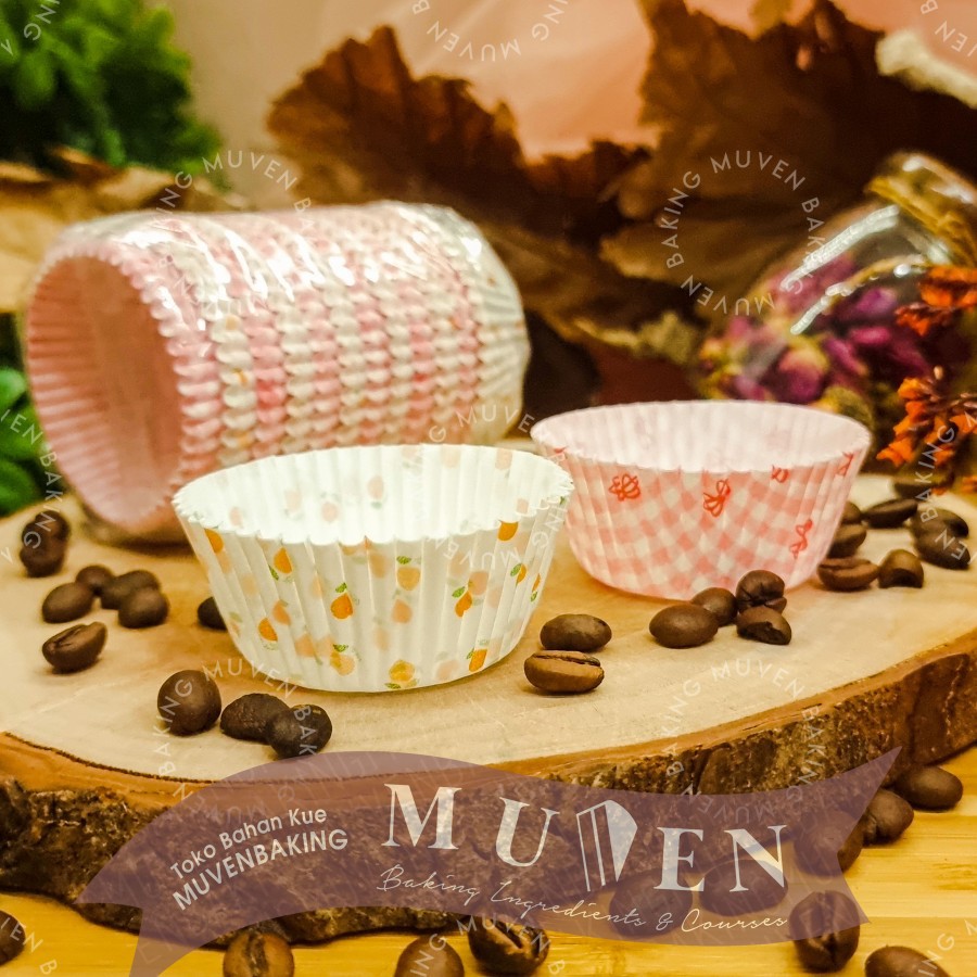 300 PCS DIVA 9,5 cm CAKE CASES PAPER / KERTAS ALAS CUP CAKE KUE MOTIF