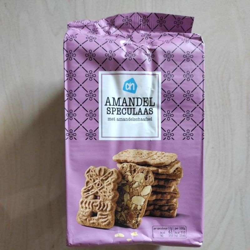 READY STOCK AH Amandel speculaas 400gr