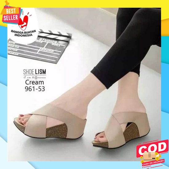 Sepatu Wanita Wedges One Love ginal Sepatu Weges Wanita Wejes Wanit Sandal Wedges Wanita Keila S
