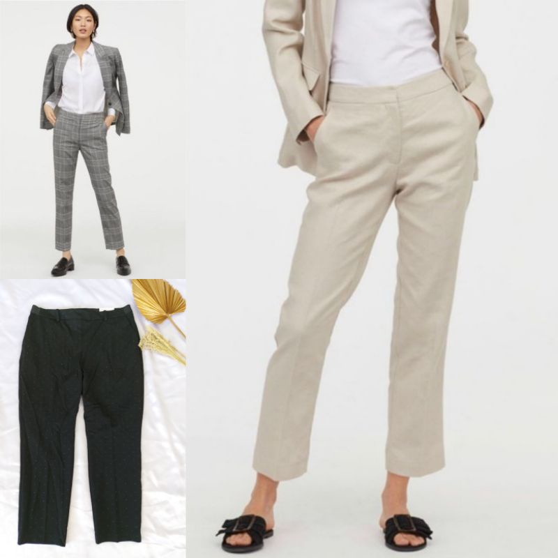 H*M CIGARETTE TROUSERS PANTS-CELANA KANTOR WANITA