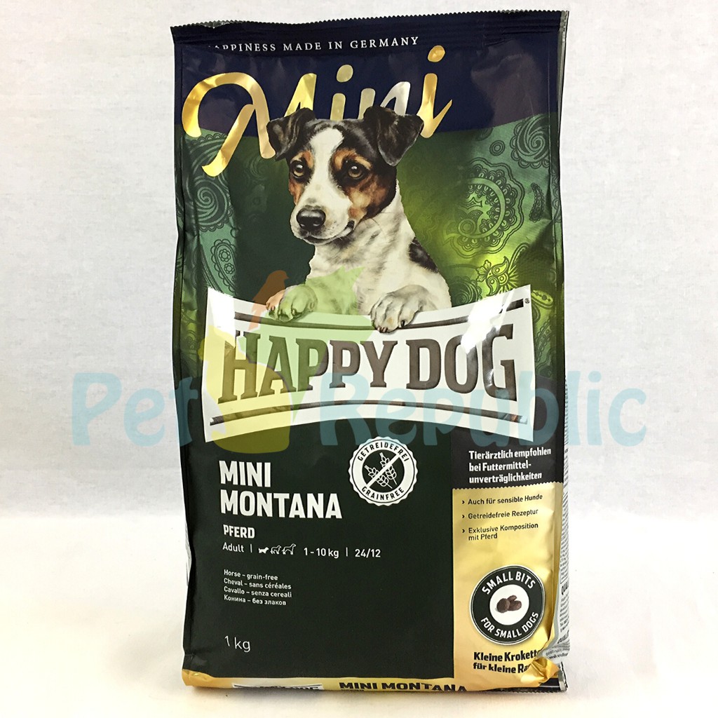 

HAPPYDOG Makanan Anjing Grainfree Mini Montana 1kg