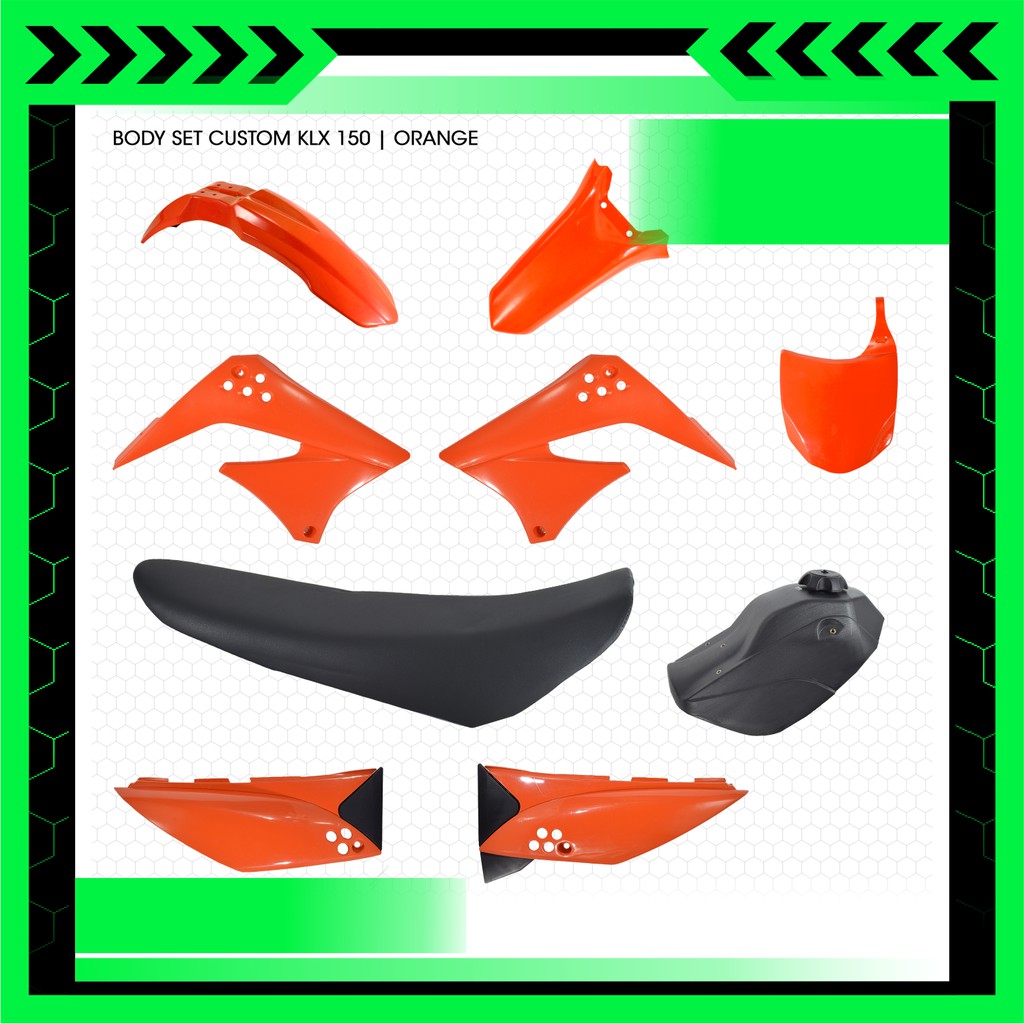 Body Trail Set KLX S 150 2012 Custom | Body Cross KLX S 150 | Body Motor Fullset KLX S 150 Terbaru