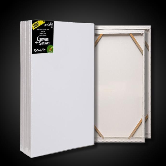 

Kanvas Lukis + Spanram 40x70 cm Canvas Lukis Premium