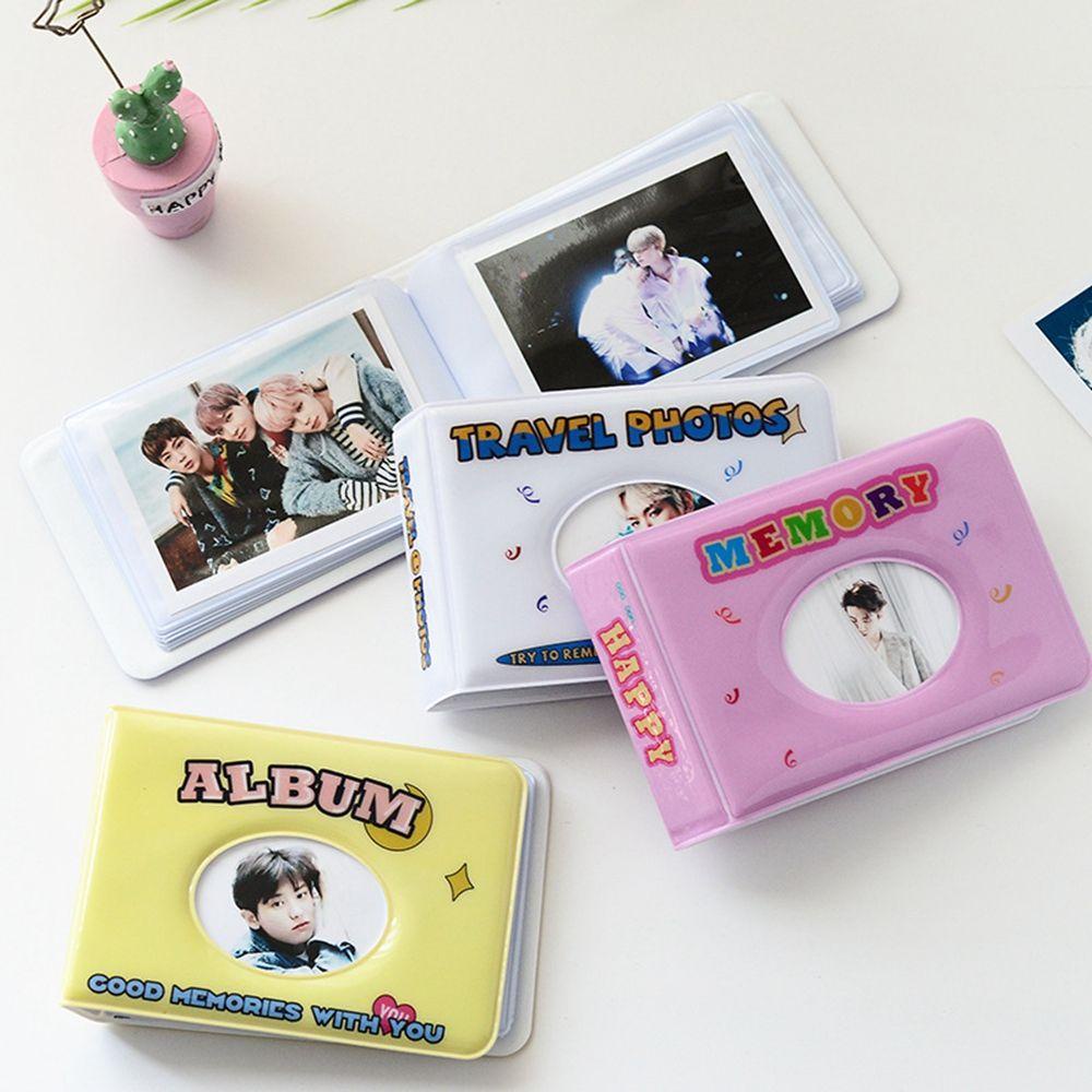 Lanfy Album Foto Mini 36saku Film Tempat Foto Album Instan Kpop Card Picture Storage Case