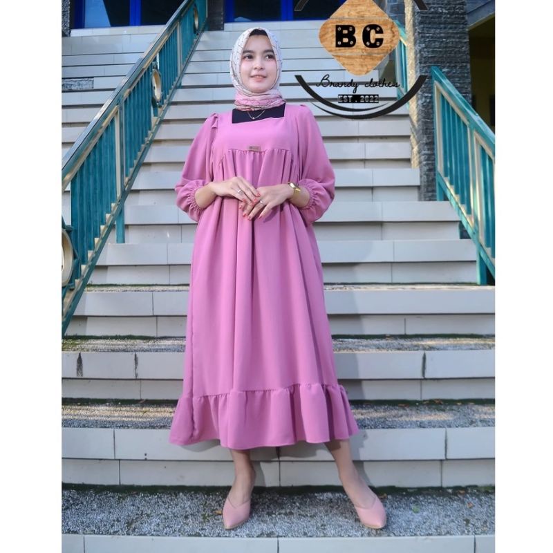 GAMIS MIDI CRINKLE POLOS PREMIUM AIRFLOW ORIGINAL BC