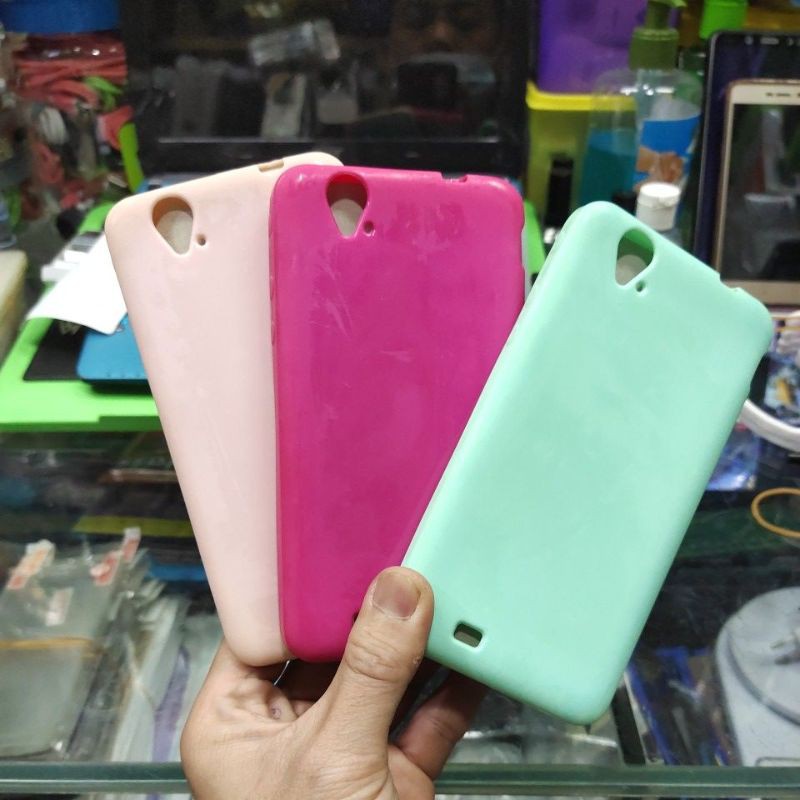 ANDROMAX I3 silikon karet softcase mantul murah meriah