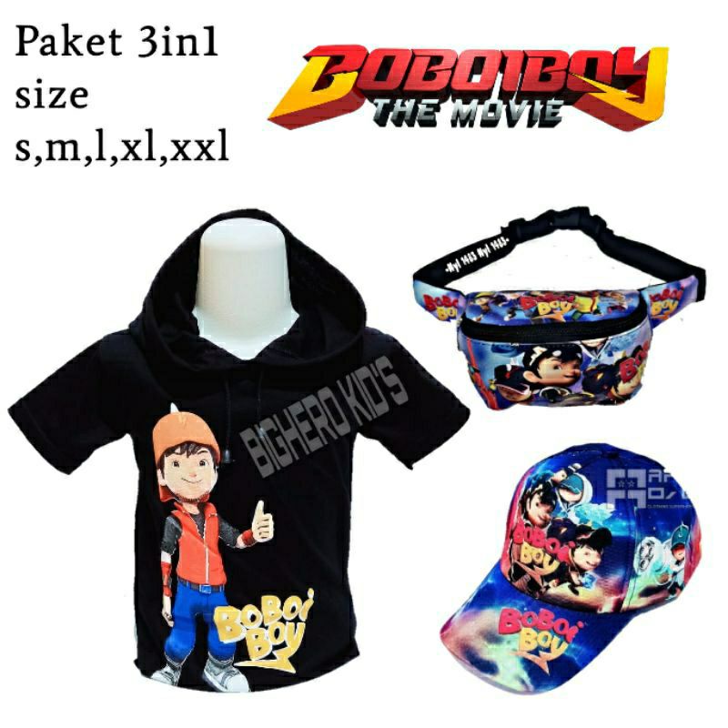 [PROMO]HOODIE BOBOIBOY PAKET HEMAT 3IN1