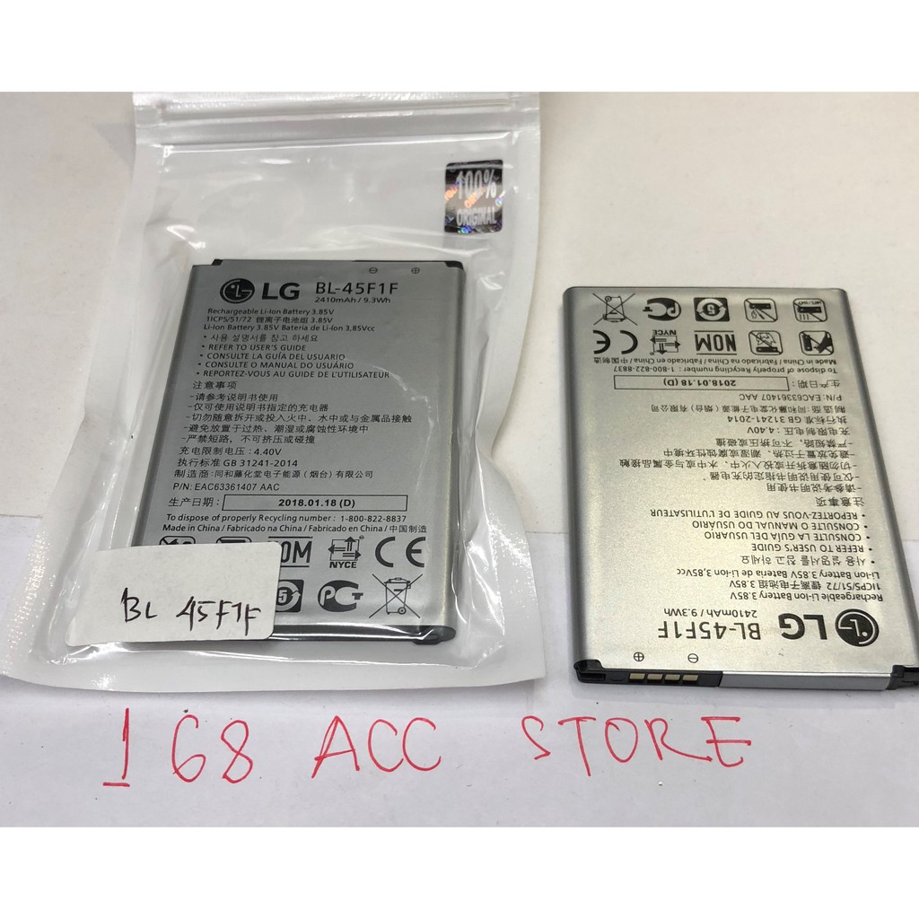 BATERAI LG K4 / BATERAI LG K8 / BATERAI LG BL-45F1F / BL45F1F ORI