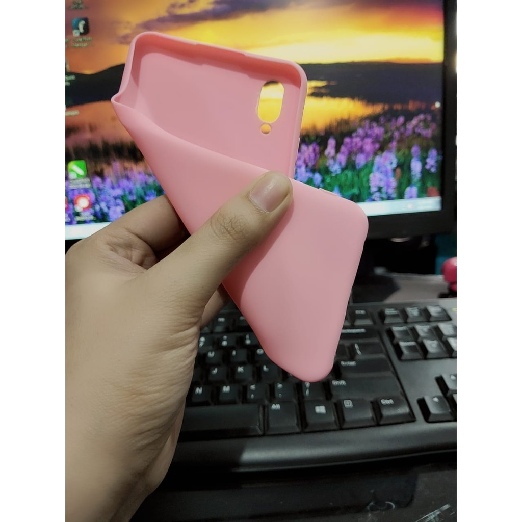 TPU MACARON Vivo Y91c 6.22 Inchi Softcase Silicon Candy Anti Noda VIVO Y91i No Logo Full Cover