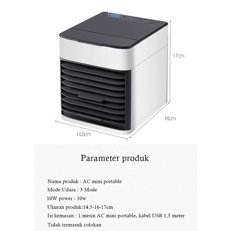 AC Mini Portable USB ORIGINAL Import Arctic Air Ultra 2X Cooling Power Air Cooler GOSHOPP88