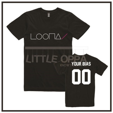 KAOS T-SHIRT KPOP LOONA (BISA CUSTOM NAMA NOMOR)
