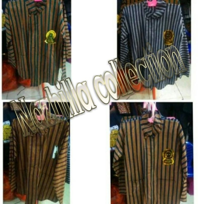Baju Jawa / Baju dalang / baju Surjan lurik / baju sunan kalijaga