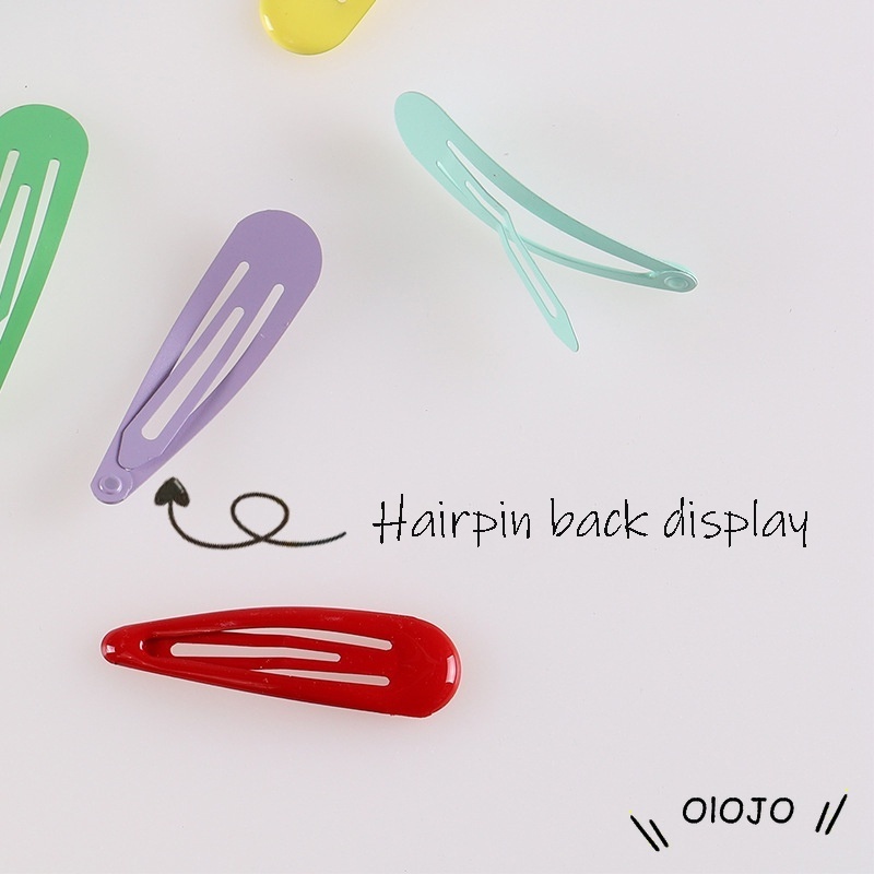 1Pc Jepit Rambut Wanita Bentuk Biji Melon Warna Permen Untuk Pesta / Hadiah - ol