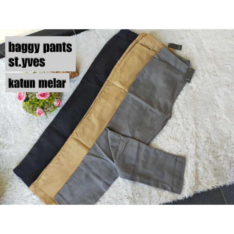 BAGGY PANTS ST.YVES/CELANA BAGGY PANTS/CELANA WANITA