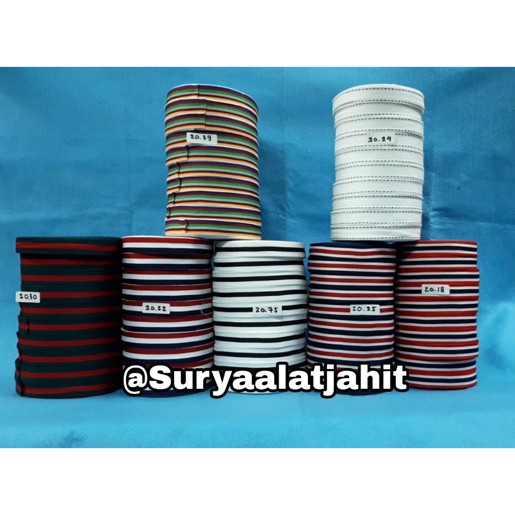 NLP Webbing Polyester 3/4in (2cm) bermotif =rp.14.750/1pcs