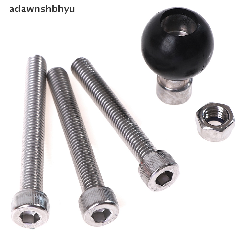 Adawnshbhyu Base Clamp Bola 1 25mm Dengan Sekrup M8 Untuk Handlebar Motor