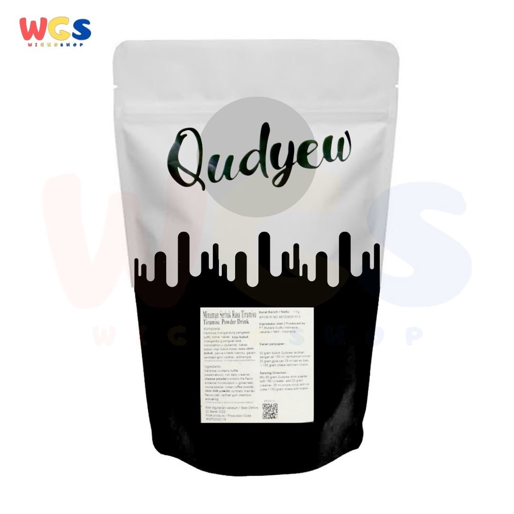 Qudyew Tiramisu Powder Flavor Drink Mix Powder Boba Bubble Tea 1kg