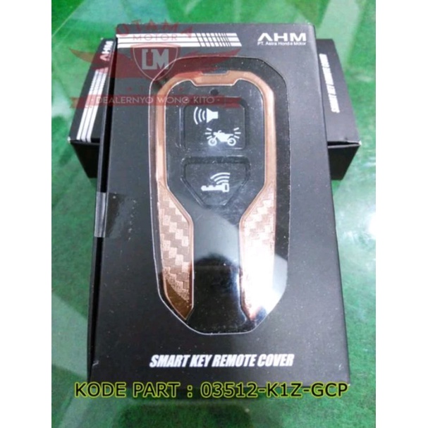 COVER REMOT REMOTE PCX 160 SMART KEY REMOTE COVER PCX 160 2021 EMBLEM PCX 160 ORI AHM