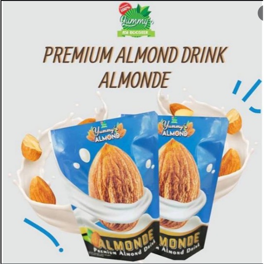 Yummy's Almond  ALMONDE  Premium Almond Drink isi 5 sachet