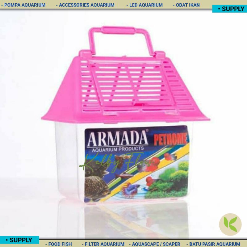 AQUARIUM MINI PETHOME AKUARIUM CUPANG IKAN HIAS KURA KURA