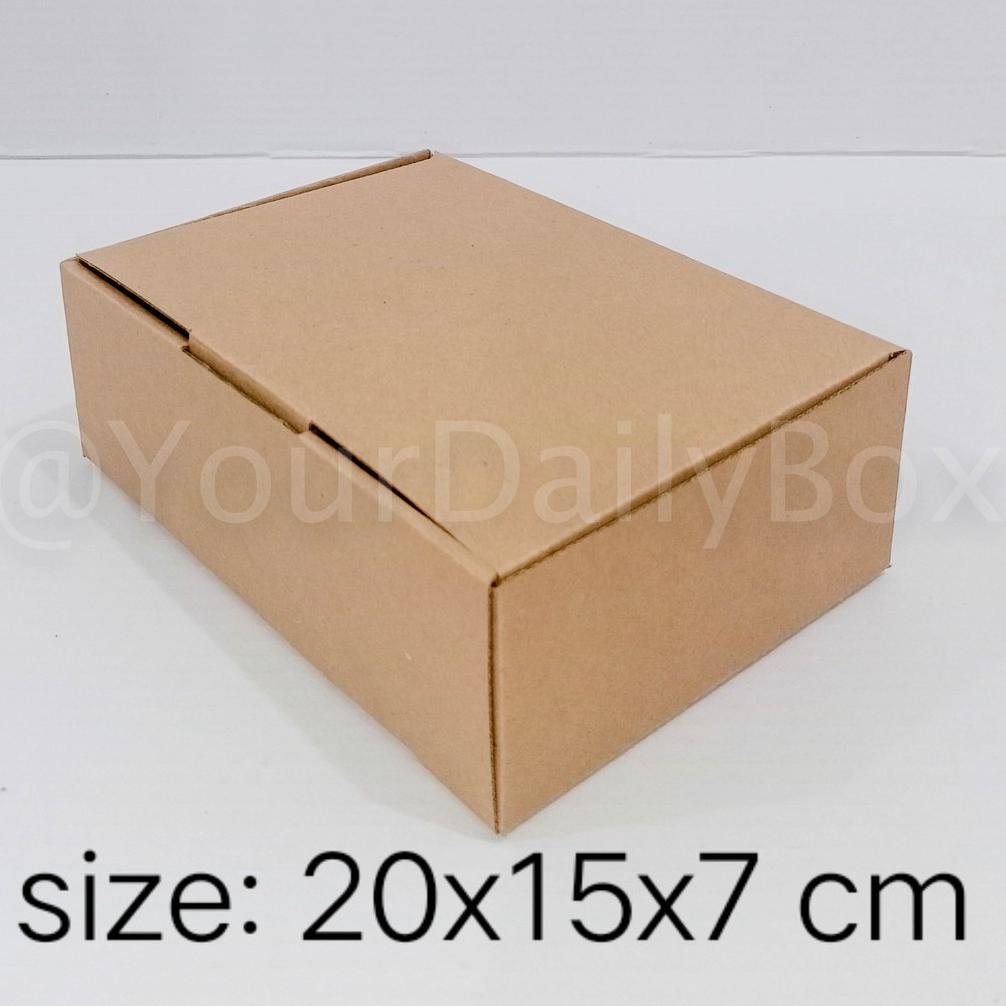

[KODE MVZRU] [isi 10 pcs] Kardus packing , box Die Cut uk 20x15x7 cm PROMO
