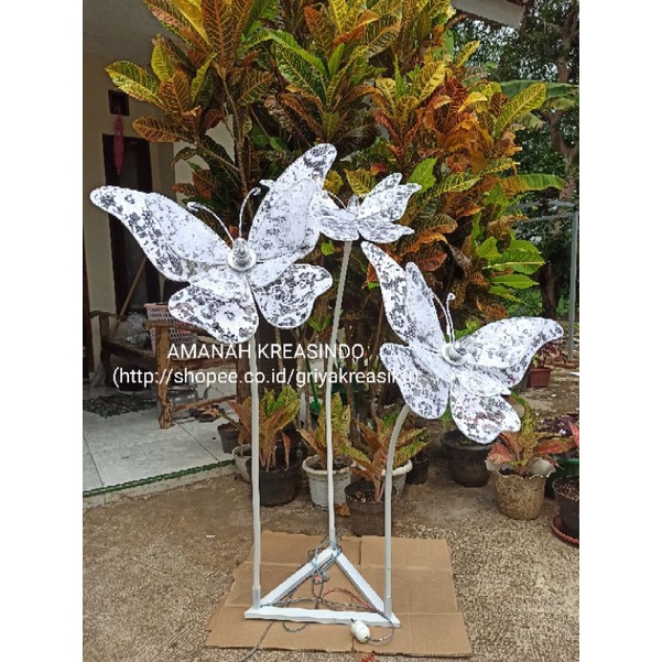 PAKET LENGKAP STANDING KUPU KUPU HIAS DEKORASI PELAMINAN