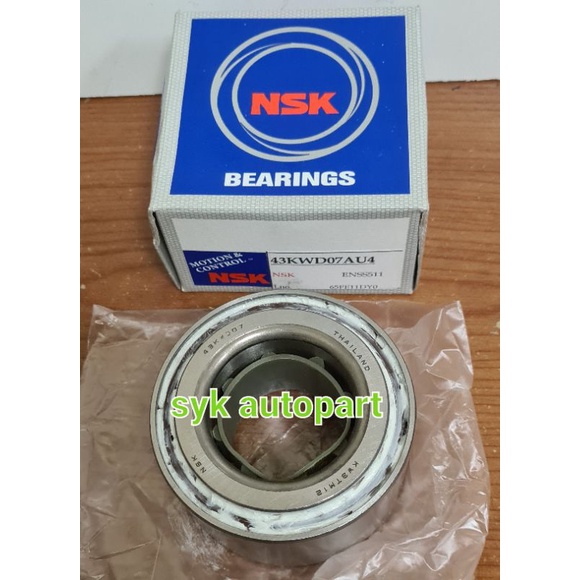 Bearing 43 KWD 07 nsk/bearing roda depan innova