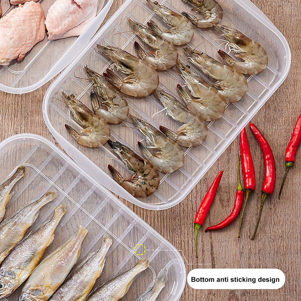 [Elegan] Food Fresh Keeper Kedap Udara Deli Thinly Freezer Daging Potongan Dingin Untuk Refrigera Bacon Box