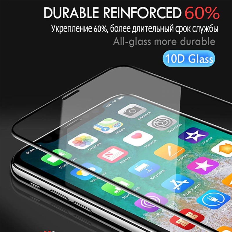 10D tempered glass iPhone 14 Pro Max full screen protective film for iPhone 6 s 7 8 plus X XR XS Max 11 12 13 Pro Max full tempered glass