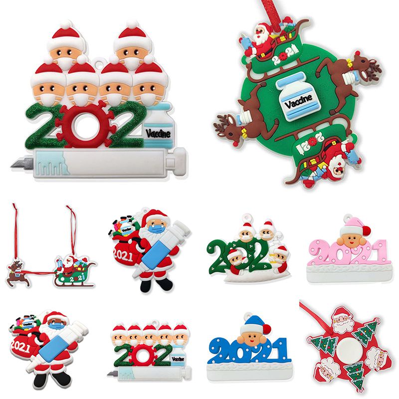 【Hot！！！】2021 Christmas Xmas Tree Hanging Decor Pendant Gift Santa Ornaments